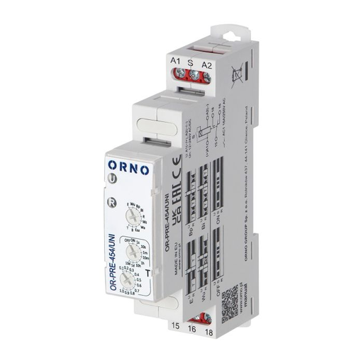 [ORNOR-PRE-454/UNI] 140845 - Time relay - 10 functions, 12-230 VUC