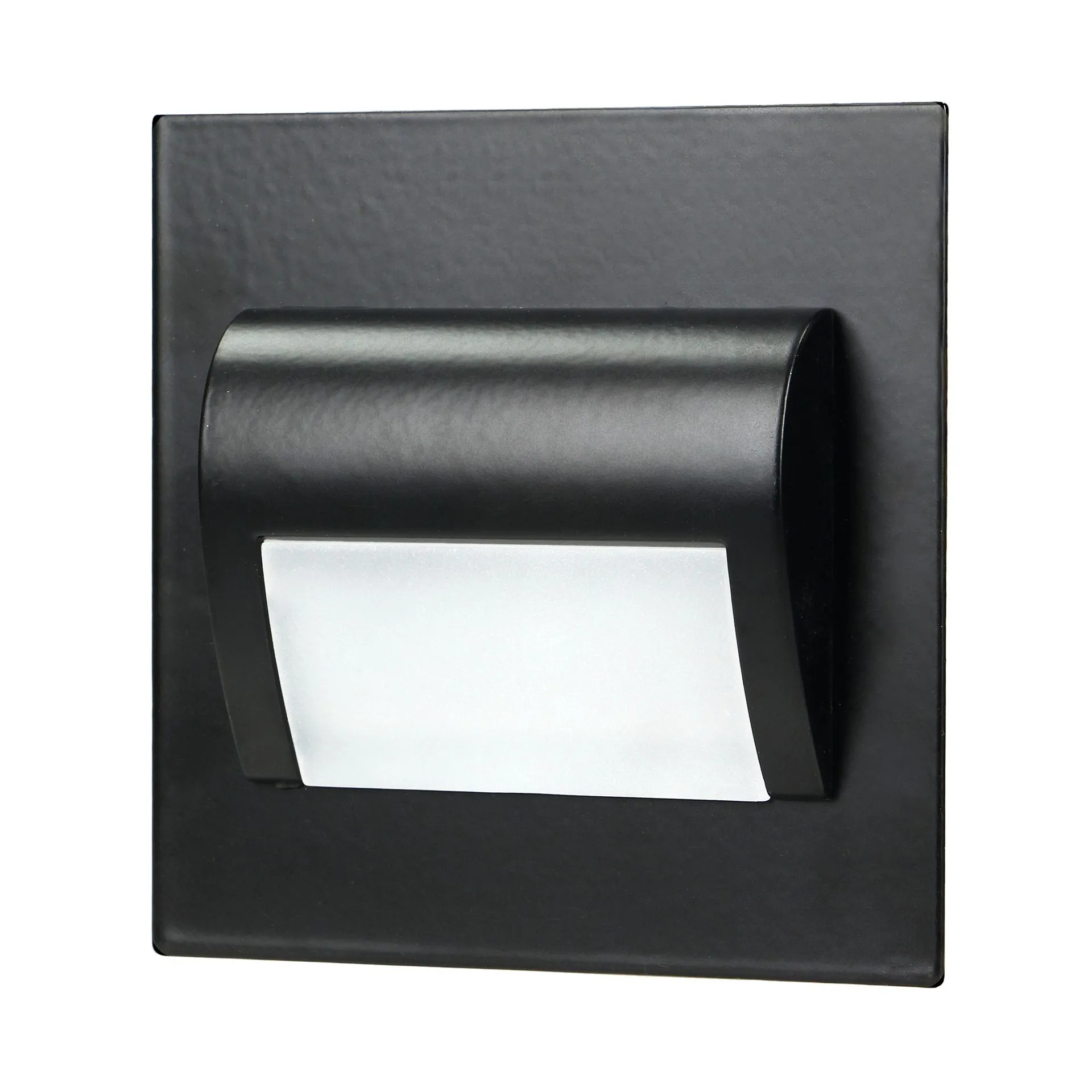 [ORNAD-OS-6164L6/B] 140593-DRACO LED NEW 1.5W, flush-mounted staircase fitting, 12VDC, 30lm, 6000K, black,innovative installation
