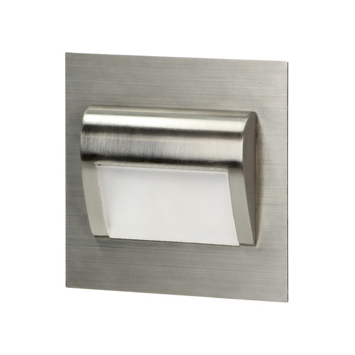 [ORNAD-OS-6164L6/N] 140595-DRACO LED NEW 1.5W, flush-mounted staircase fitting 12VDC, 30lm, 6000K, satin, innovative installation