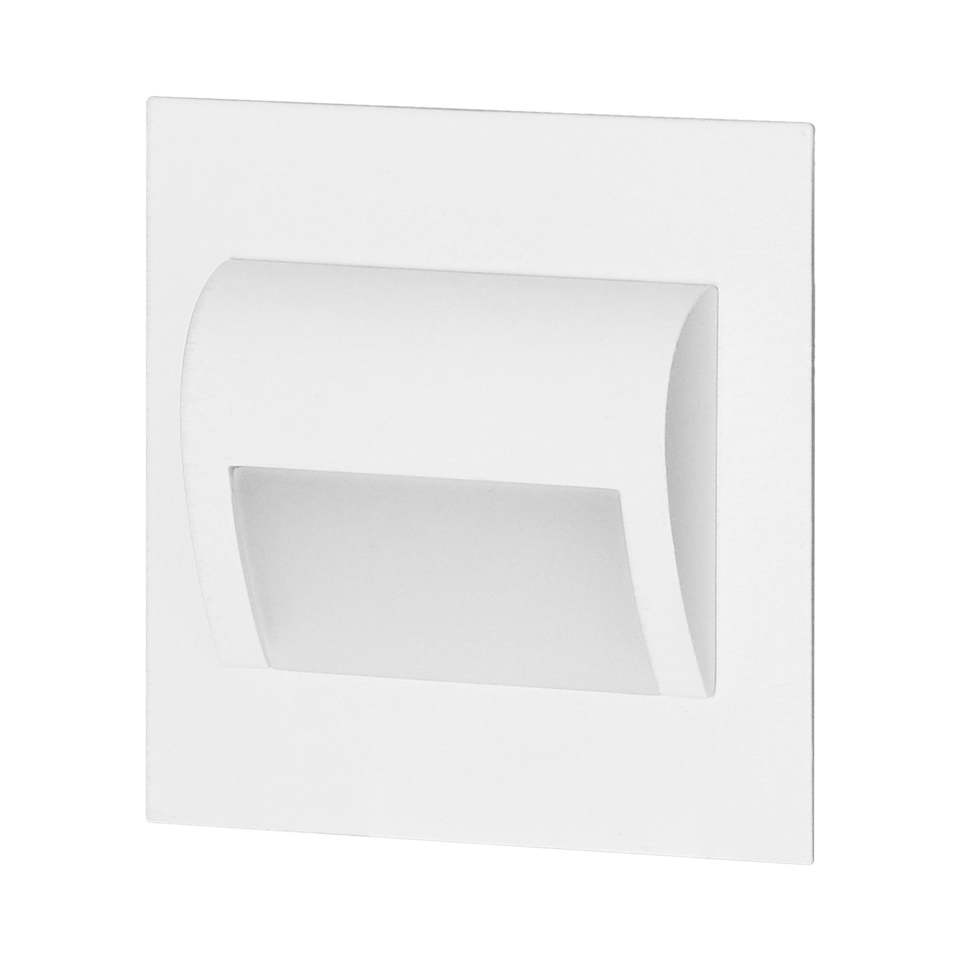 [ORNAD-OS-6164L6/W] 140597-DRACO LED NEW 1.5W, flush-mounted staircase fitting, 12VDC, 30lm, 6000K, white, innovative installation