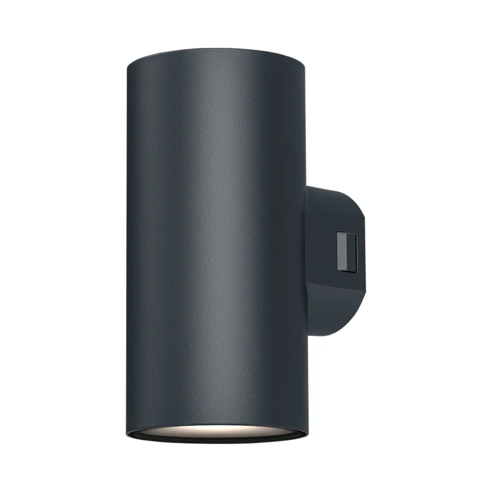 [BRYBG38-02582] 103194 - BRYVEKTADWL.2GRY2x9W3IN1IP65WALL LIGHT