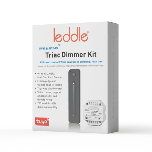 [LDL107121] 107121 - Triac Dimmer Kit, Single Color, Remote Control , Tuya App 360W - LDL