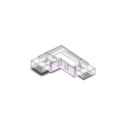 [LCN0107128] 107128 - Connecteur d'angle 8mm (L) pour bande LED Leddle SERIE LINE - LDL
