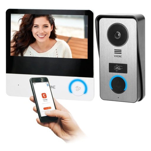 [ORNVDP-67] 146002-PAVONIS, video doorphone set, 4-wire, 7", Wi-Fi, touch screen, Full HD, RFID reader-ORN