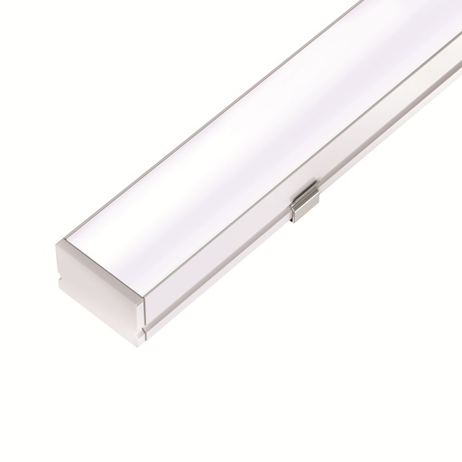 [LDL109109] 109109 - 2 meters Surface Aluminium Profile for LED Strip Multi purpose Use White - LDL 