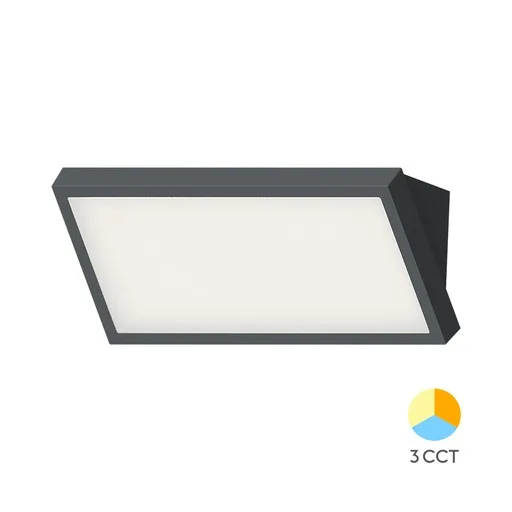 [BRYBG37-00582] 103271 - NAPOLIMRNDGRY20W3IN1IP65WALL LIGHTBRY