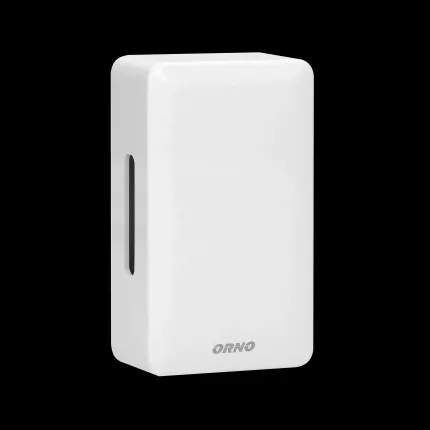[ORNOR-DP-MR-148/W] 143001-BREVIS Mini AC two-tones doorbell with wire, 230V, white
