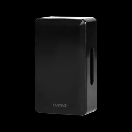 [ORNOR-DP-MR-148/B] 143002-BREVIS Mini AC two-tones doorbell with wire, 230V, black