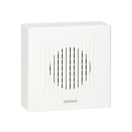 [ORNOR-DP-MR-160/W] 143011-Electronic, wired doorbell RINGIL MINI AC, 230V, white