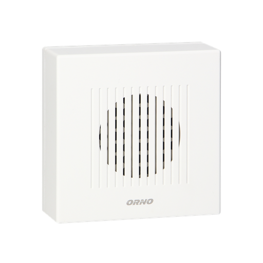 [ORNOR-DP-MR-160/W] 143011-Electronic, wired doorbell RINGIL MINI AC, 230V, white