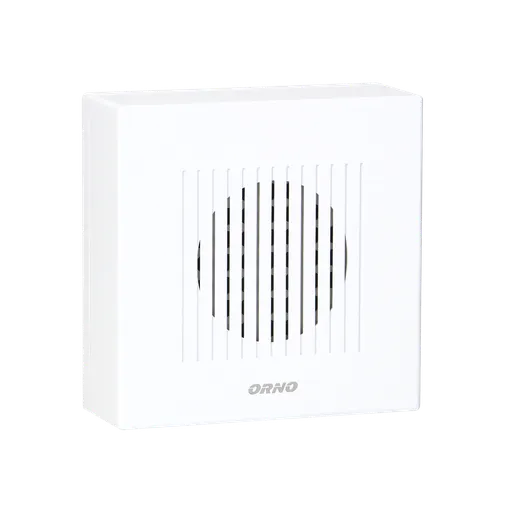 [ORNOR-DP-MR-160/PW] 143012-Electronic, wired doorbell RINGIL MINI AC, 230V, pure white