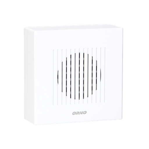 [ORNOR-DP-MR-160/PW] 143012-Electronic, wired doorbell RINGIL MINI AC, 230V, pure white