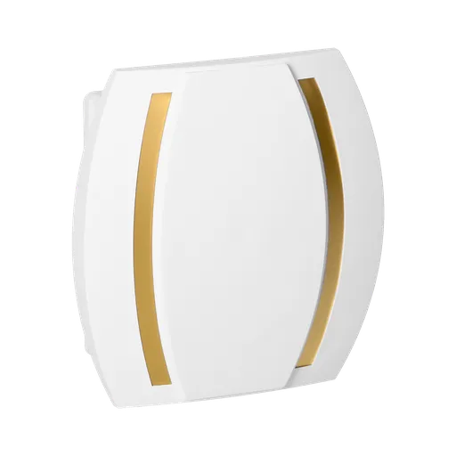 [ORNOR-DP-VD-163/W-C/8V] 143049 Kameleon Gong doorbell, 8V, two BIM-BAM tones, white-gold