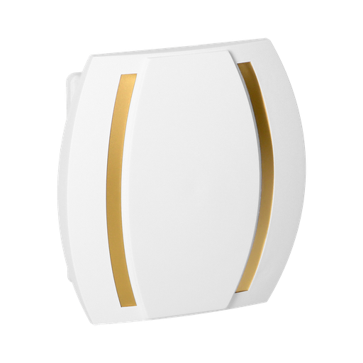 [ORNOR-DP-VD-163/W-C/8V] 143049 Kameleon Gong doorbell, 8V, two BIM-BAM tones, white-gold