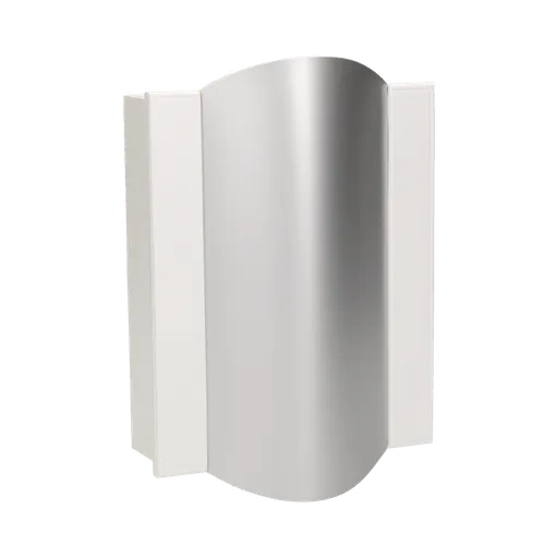 [ORNOR-DP-VD-144/W-G] 143055 Gong Ton Color doorbell, 230V, silver-white
