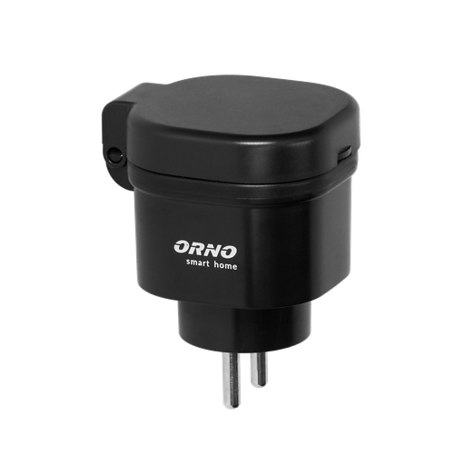 [ORNOR-SH-1733(GS)] 143197  - Outdoor wireless power socket with radio receiver, IP44, ORNO  Smart Home, Schuko