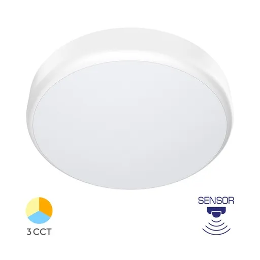 [BRYBC15-00480] 102167 - 20W CEILING LIGHT 4IN1 MICROWAVE SENSOR IP54 BRY