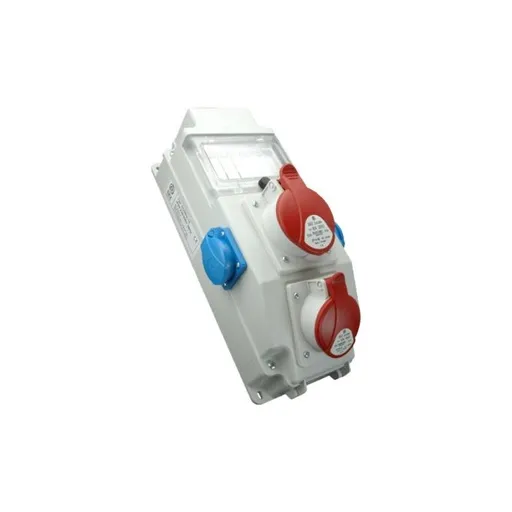 [ORNROS 5/X-15 A] 147045 Distribution boxes 1x32A/ IP54, 5P 1x16A/5P 2x250V, window