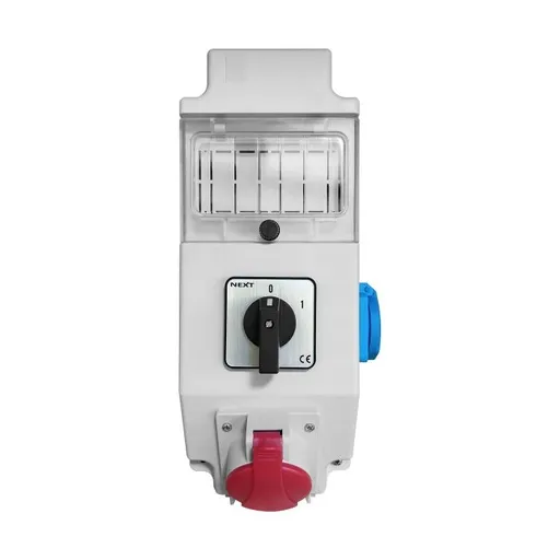 [ORNROS 5/X-12.1//0-1] 147048 Distribution boxes 1x16A 5p, IP54, 1x250V,window,switch 0-1