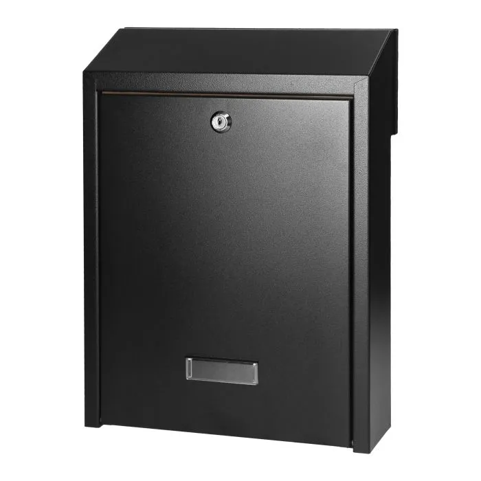 [ORNMB-5/B] 148030 - FIJI passthrough mailbox with cylinder lock, black