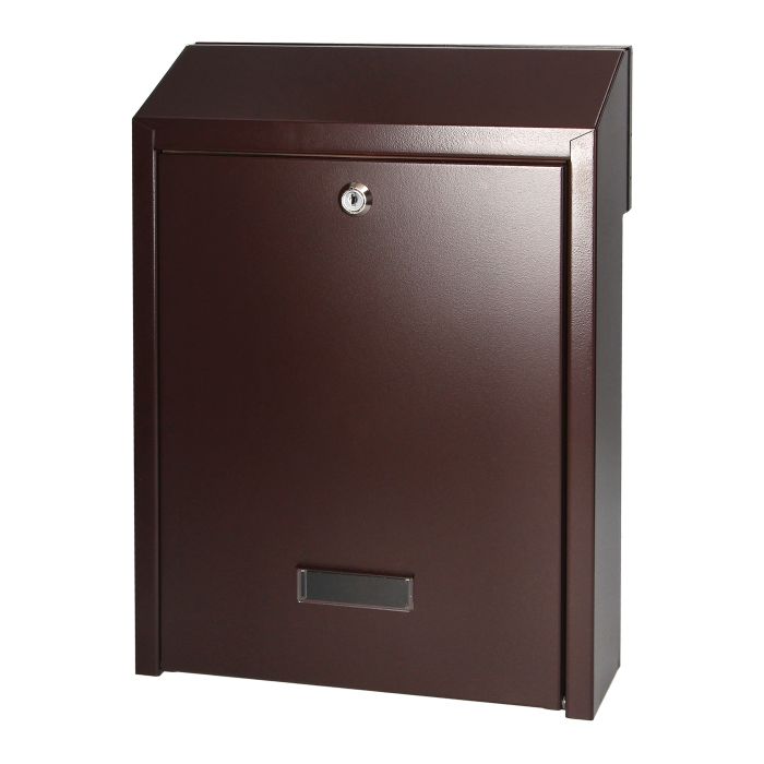 [ORNMB-5/BR] 148032-FIJI mailbox pass-through mailbox with cylinder lock, brown