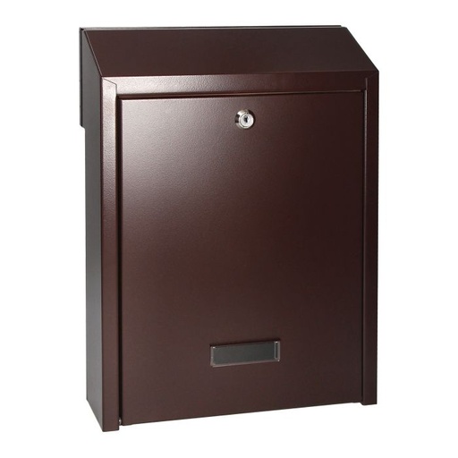 [ORNMB-5/BR] 148032-FIJI mailbox pass-through mailbox with cylinder lock, brown