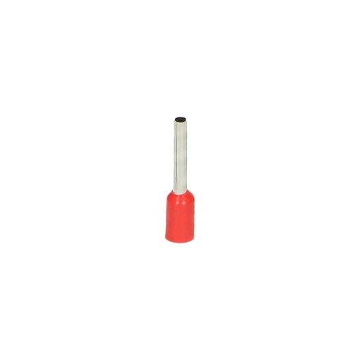 [ORNOR-KK-8100/1/8/B2] 149581-Insulated cable end terminals, max. section 1mm2, copper sleeve  length: 8mm, blister pack 25 pcs.