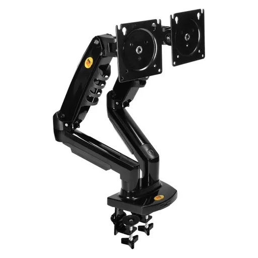 [ORNMH-F160] 148175 - Full motion gas spring dual monitor arm, LED 17″27″