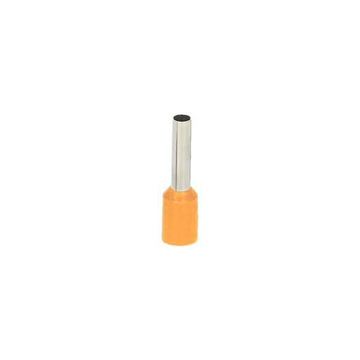 [ORNOR-KK-8100/4/10/B2] 149593-Insulated cable end terminals, max. section 4mm2, copper sleeve  length: 10mm, blister pack 25 pcs.