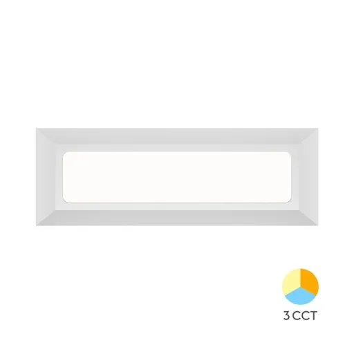 [BRYBG38-01880] 103296 - 3W LED WALL LIGHT VEKTA WHITE 3IN1 CCT IP65BRY
