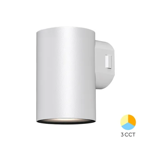 [BRYBG38-02480] 103300 - 1x9W WALL LIGHT VEKTA WHITE 3IN1 CCT IP65BRY