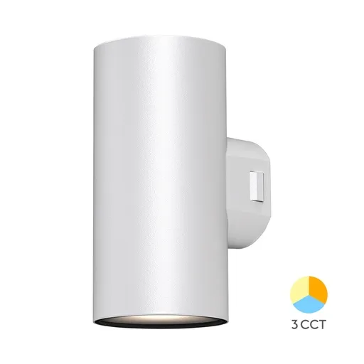 [BRYBG38-02580] 103301 - 2x9W WALL LIGHT VEKTA WHITE 3IN1 CCT IP65BRY