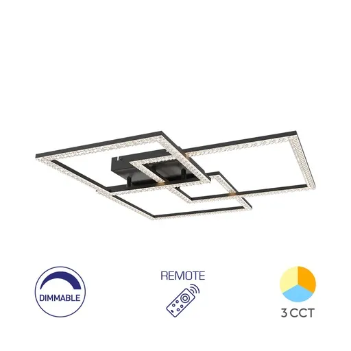 [BRYBH17-04991] 103305 - CRYSTALB80W3IN1RMTBLCCEILING LIGHTBRY