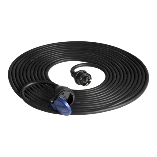 [ORNOR-AE-13290/20M] 149843-Heavy-duty extension cord with rubber cord 20m long, IP44