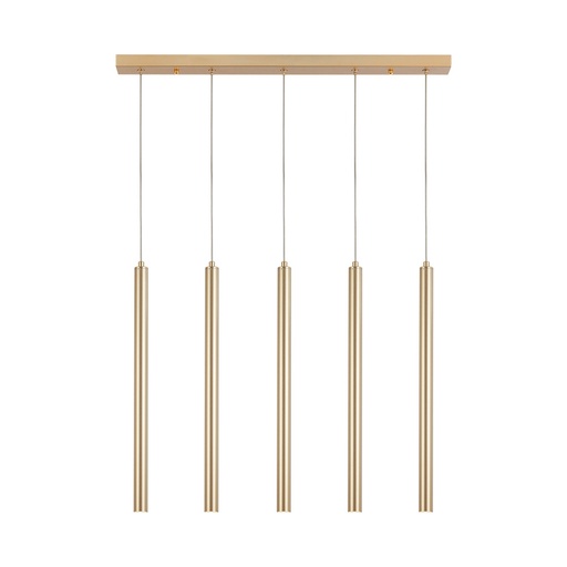 [BRYBV04-00073] 103319-G007S-5H-5xG9-GLD-PENDANT LIGHT-BRY
