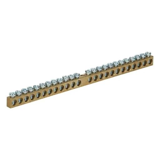 [ORNOR-LZ-8205/24] 149051 - Noninsulated brass busbar, 24 cables
