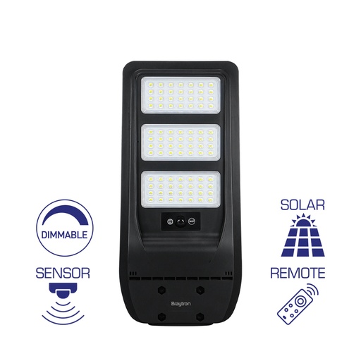 [BRYBT43-05031] 101763- 50W Street Light with Solar and Sensor 6500K IP65 -BRY