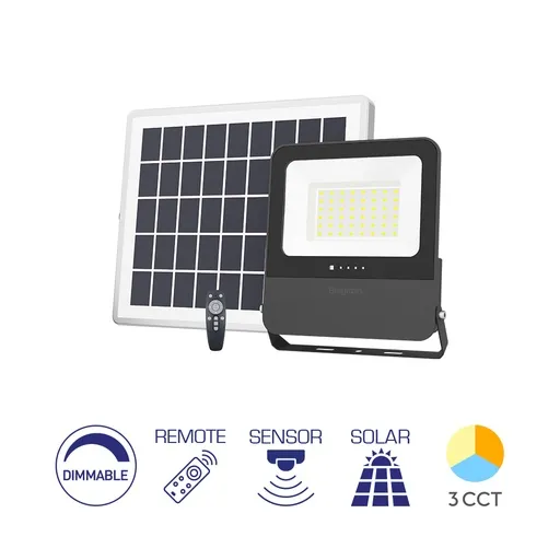 [BRYBT64-00681] 103322 - SOLAR PL15W3IN1RMTIP65SOLAR FLOODLIGHTBRY