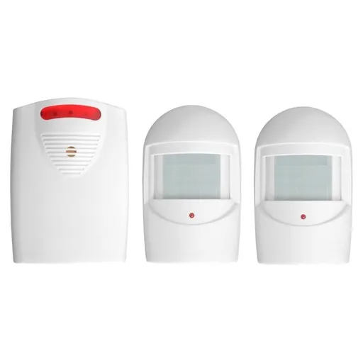 [ORNOR-MA-718] 146442 - Set of motion sensors with wireless alert system, IP44, 120m