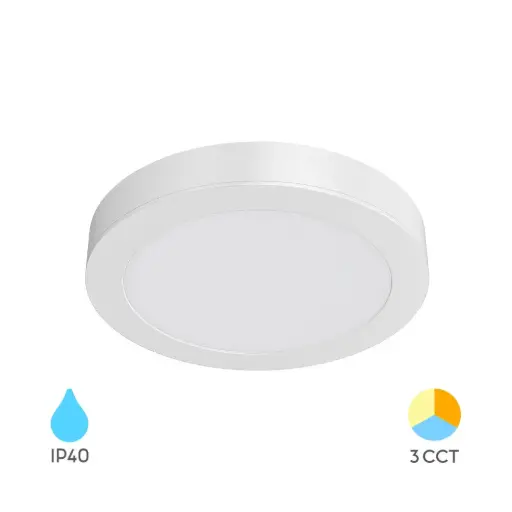 [BRYBP03-61280] 105107-SMD-SRP-12W-RND-WHT-3IN1-LED PANEL- BRY