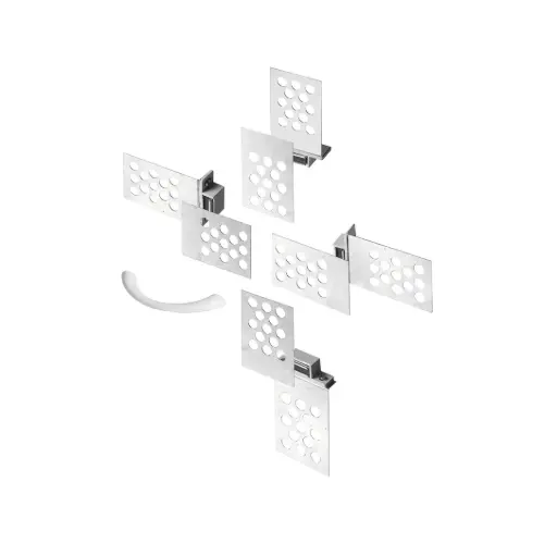 [AWTMU1] 170400- Universal access panel MU1 set of plate magnets and handle -AWT