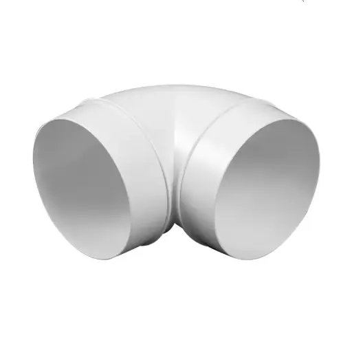 [AWTKO100-23/90] 170506 - Round ventilation duct knee piece 90' (ø100) - AWT  