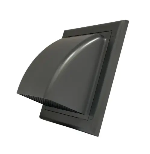 [AWTKO100-30GR] 170511 - Grille d'évacuation pour conduit de ventilation rond gris foncé (ø100)  - AWT
