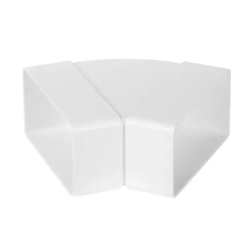 [AWTKP55-24/45] 170518 - Horizontal flat ventilation duct knee piece 45' (55x110) - AWT