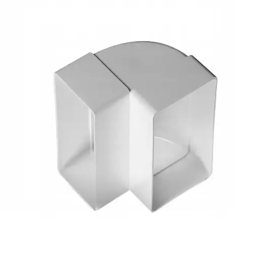 [AWTKP55-25] 170520 - Vertical flat ventilation duct knee piece 90' (55x110) - AWT 