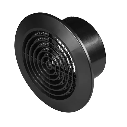 [AWTT64CZ] 172934  - Ceiling grille black ø100 - AWT