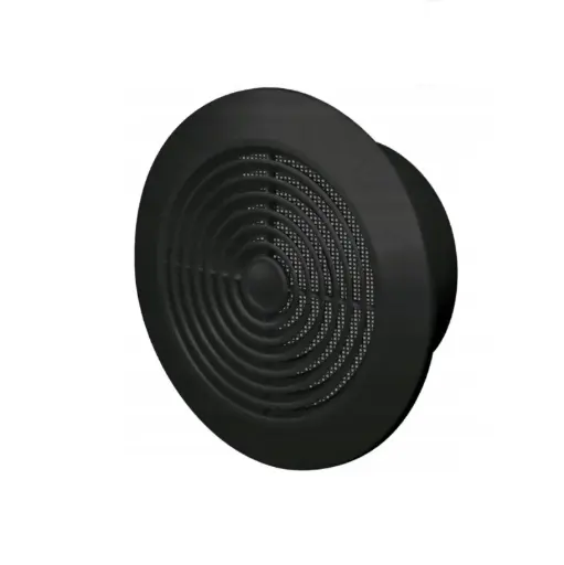 [AWTT65CZ] 170558 - Ceiling grille black ø125 - AWT 