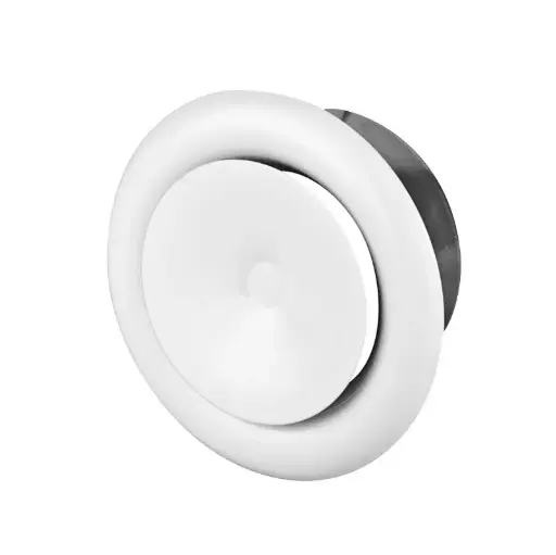[AWTAMN125] 170560 - Metal intake diffuser white ø125 - AWT 