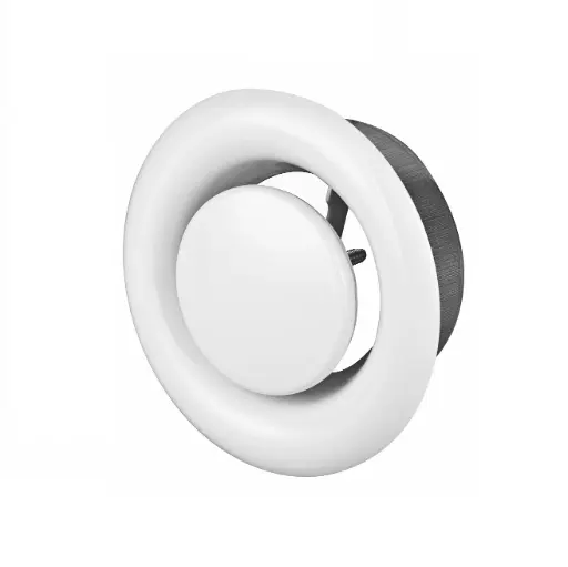 [AWTAMW125] 170562 - Metal exhasut diffusers white Ø125 - AWT 