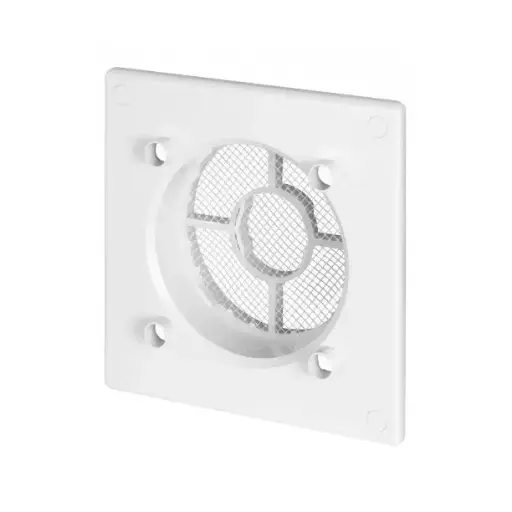 [AWTRWO100] 170571 - Frame for ventilation grille with Ø100 outlet white - AWT  (copy)